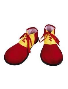 scarpe da clown di stoffa - di alta qualità, ideali per carnevale, feste a tema ed eventi speciali
